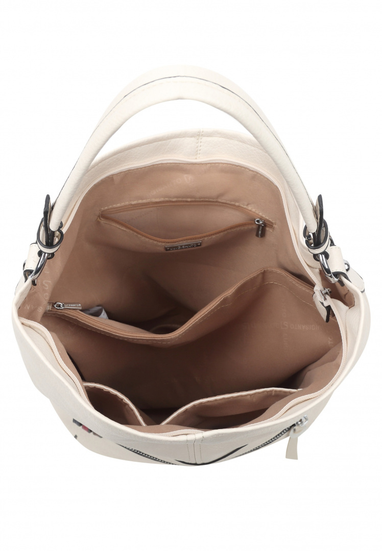 Torebka damska LUIGISANTO F8863 Beige Torebka damska LUIGISANTO F8863 Beige