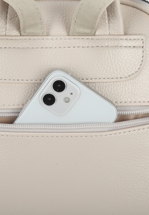 Plecak damski LUIGISANTO 6025 Light-grey