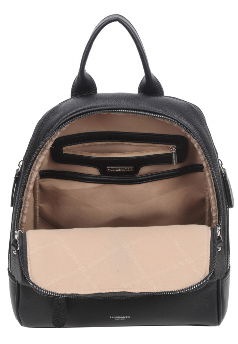 Plecak damski LUIGISANTO T6342 Black Plecak damski LUIGISANTO T6342 Black