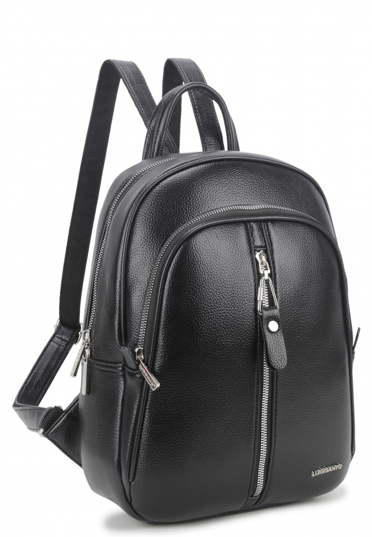 Plecak damski LUIGISANTO T6531 Black Plecak damski LUIGISANTO T6531 Black