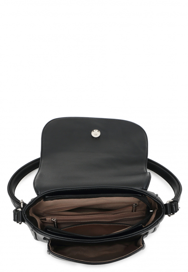 Torebka damska LUIGISANTO T6529 Black Torebka damska LUIGISANTO T6529 Black