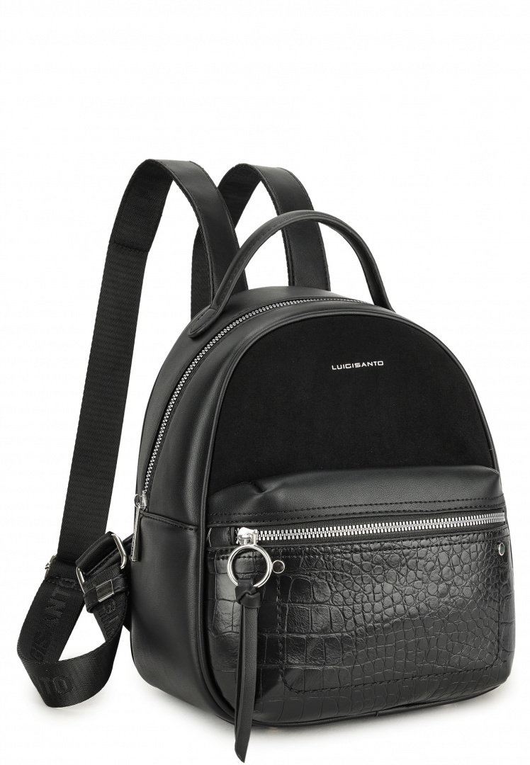 Plecak damski LUIGISANTO 6869-4 Black Plecak damski LUIGISANTO 6869-4 Black