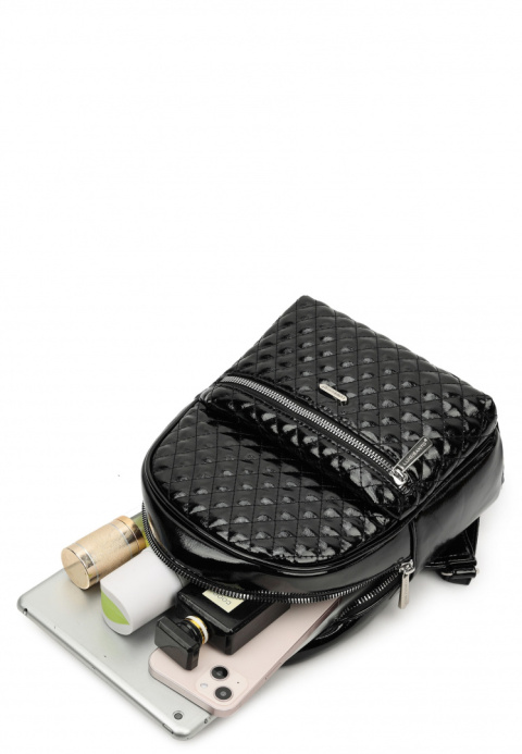 Plecak damski LUIGISANTO 6884-5 Black Plecak damski LUIGISANTO 6884-5 Black
