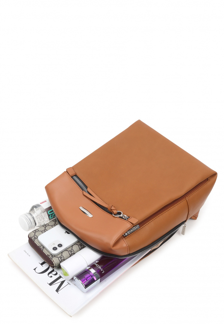 Plecak damski LUIGISANTO T5842 Brown Plecak damski LUIGISANTO T5842 Brown