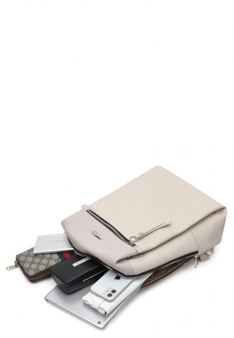 Plecak damski LUIGISANTO T5842 Beige Plecak damski LUIGISANTO T5842 Beige
