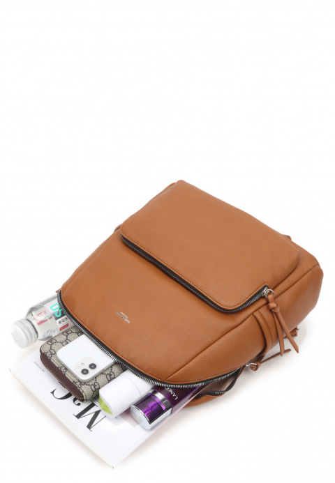 Plecak damski LUIGISANTO T5845 Brown Plecak damski LUIGISANTO T5845 Brown
