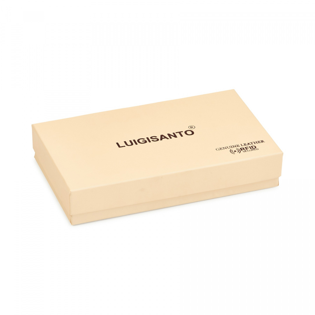 Portfel damski LUIGISANTO LU VER6 czerwony matowy Portfel damski LUIGISANTO LU VER6 czerwony matowy