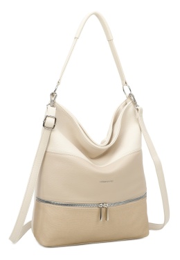 Torebka damska LUIGISANTO 6619 beżowa