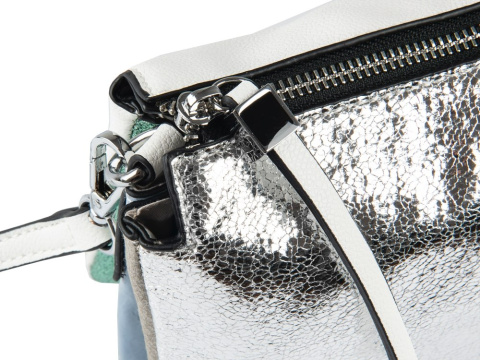 Torebka Damska Pawia 1511 Silver Torebka Damska Pawia 1511 Silver