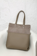 Torebka damska LUIGISANTO HS6805 Taupe