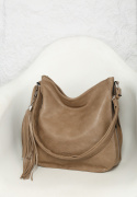 Torebka damska LUIGISANTO Y1242 Beige/Taupe