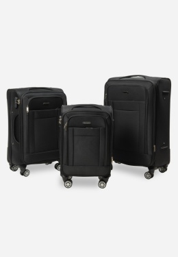 Komplet 3 walizek VADO z nylonu Black