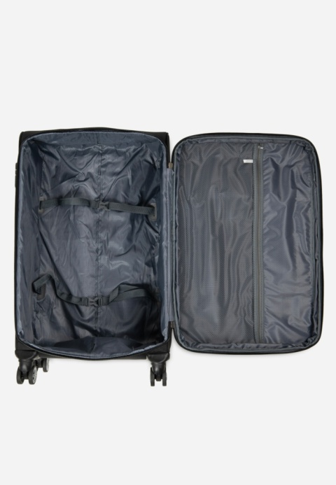 Komplet 3 walizek VADO z nylonu Black Komplet 3 walizek VADO z nylonu Black