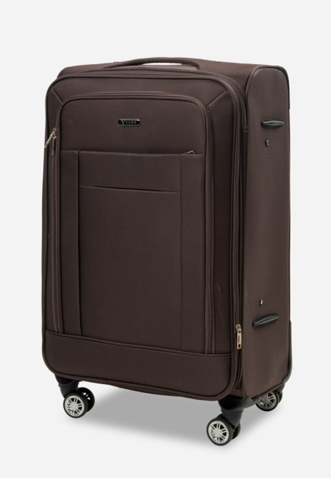 Komplet 3 walizek VADO z nylonu Brown Komplet 3 walizek VADO z nylonu Brown