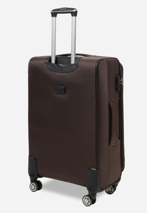 Komplet 3 walizek VADO z nylonu Brown Komplet 3 walizek VADO z nylonu Brown