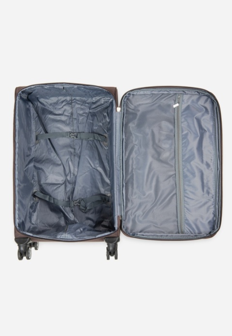 Komplet 3 walizek VADO z nylonu Brown Komplet 3 walizek VADO z nylonu Brown