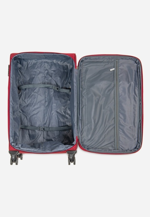 Komplet 3 walizek VADO z nylonu Red Komplet 3 walizek VADO z nylonu Red