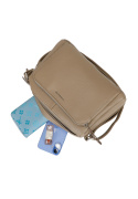 Torebka damska LUIGISANTO K6605 Beige/Taupe