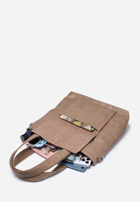 Torebka damska LUIGISANTO V6818 Beige/Taupe Torebka damska LUIGISANTO V6818 Beige/Taupe