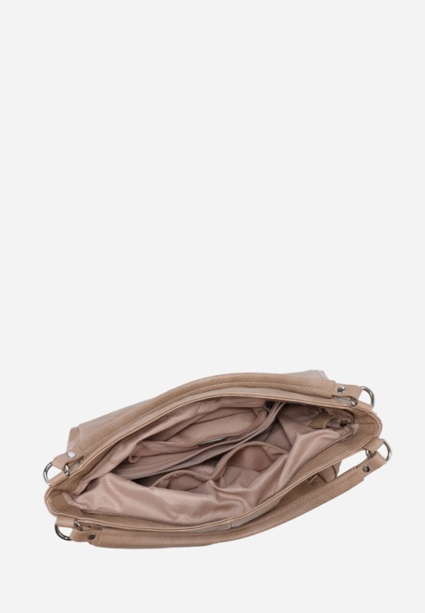 Torebka damska LUIGISANTO V8004-5 Beige/Taupe Torebka damska LUIGISANTO V8004-5 Beige/Taupe