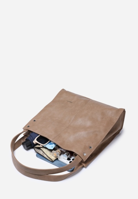 Torebka damska LUIGISANTO V862 Beige/Taupe Torebka damska LUIGISANTO V862 Beige/Taupe