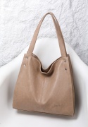 Torebka damska LUIGISANTO V862 Beige/Taupe
