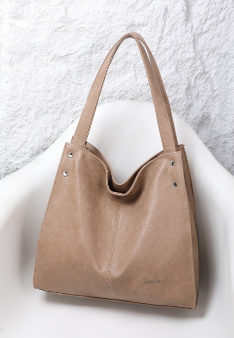 Torebka damska LUIGISANTO V862 Beige/Taupe Torebka damska LUIGISANTO V862 Beige/Taupe