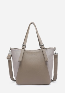 Torebka damska LUIGISANTO HS1239-Z Taupe