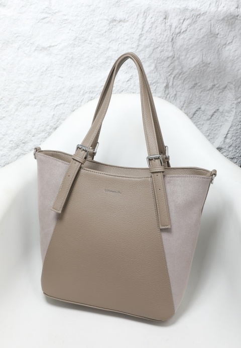 Torebka damska LUIGISANTO HS1239-Z Taupe Torebka damska LUIGISANTO HS1239-Z Taupe