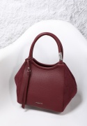 Torebka damska LUIGISANTO HS222-1 Bordo z zmaszem