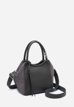 Torebka damska LUIGISANTO HS222-1 D.Grey z zmaszem