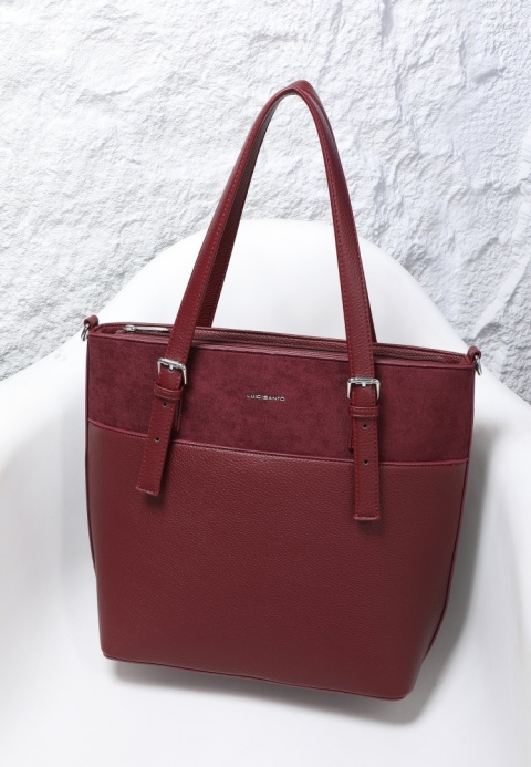 Torebka damska LUIGISANTO HS66778-Z Bordo Torebka damska LUIGISANTO HS66778-Z Bordo