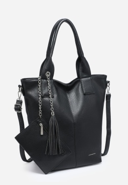 Torebka damska LUIGISANTO V1401 Black