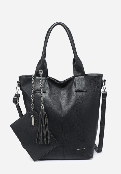 Torebka damska LUIGISANTO V1401 Black Torebka damska LUIGISANTO V1401 Black