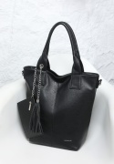 Torebka damska LUIGISANTO V1401 Black