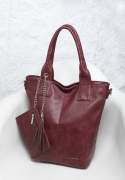 Torebka damska LUIGISANTO V1401 Red