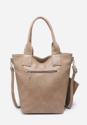Torebka damska LUIGISANTO V1401 Beige/Taupe