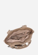 Torebka damska LUIGISANTO V1401 Beige/Taupe