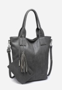 Torebka damska LUIGISANTO V1401 Grey