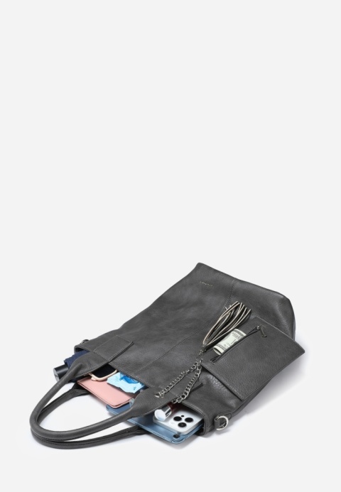 Torebka damska LUIGISANTO V1401 Grey Torebka damska LUIGISANTO V1401 Grey