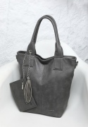 Torebka damska LUIGISANTO V1401 Grey