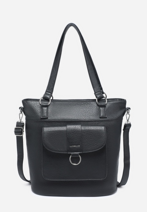 Torebka damska LUIGISANTO V1441 Black Torebka damska LUIGISANTO V1441 Black