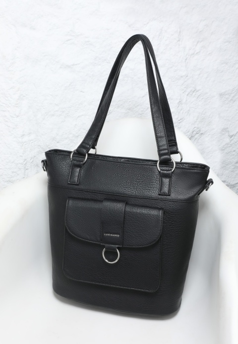 Torebka damska LUIGISANTO V1441 Black Torebka damska LUIGISANTO V1441 Black