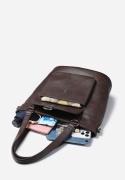 Torebka damska LUIGISANTO V1441 Coffe