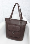 Torebka damska LUIGISANTO V1441 Coffe