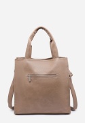 Torebka damska LUIGISANTO V6623 Beige/Taupe