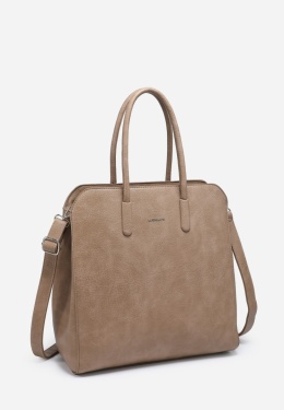 Torebka damska LUIGISANTO V8128 Beige/Taupe