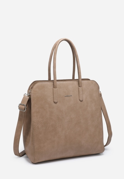 Torebka damska LUIGISANTO V8128 Beige/Taupe