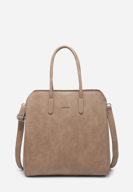 Torebka damska LUIGISANTO V8128 Beige/Taupe
