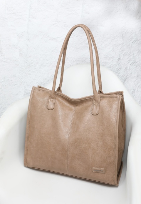 Torebka damska LUIGISANTO V8521 Beige/Taupe Torebka damska LUIGISANTO V8521 Beige/Taupe